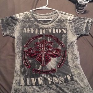 Women’s affliction shirt